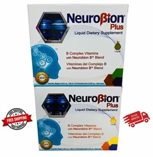 2 PACK NEUROBION PLUS B COMPLEX VITAMINA 10 VIALES COMPLEJO B GRATIS ENVIO