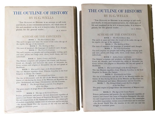 The Outline of History Volumes 1 and 2 by H. G. Wells 1961 Doubleday Co. BCE - Imagen 2 de 24