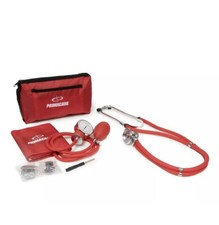 Primacare DS-9181-RD Manual Blood Pressure Kit with Cuff and Carrying Case Red