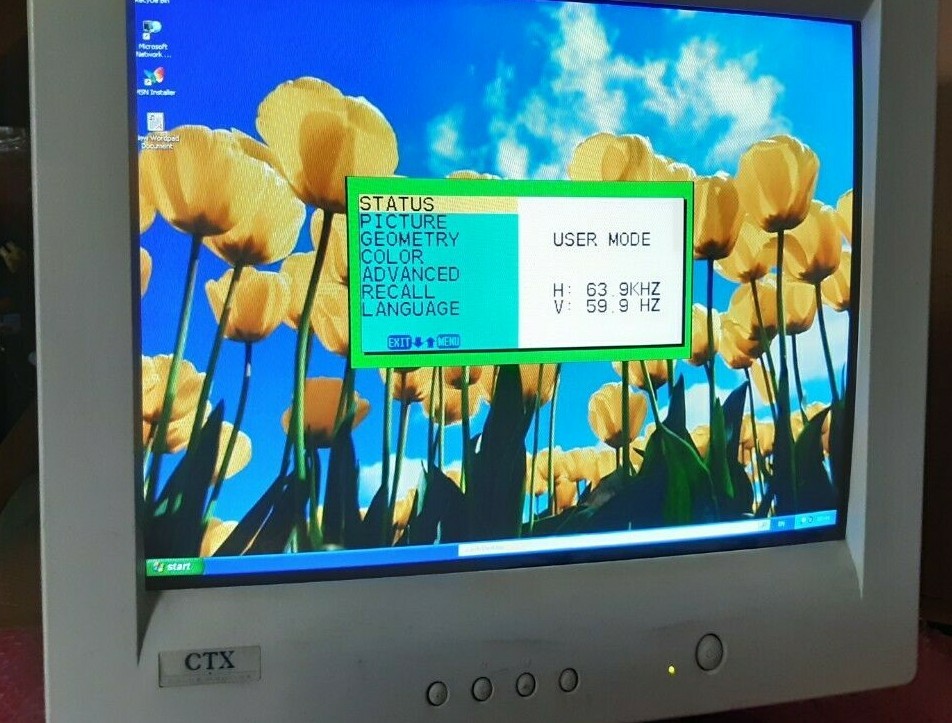 CRT Monitor CTX VL-700 17 CRT Monitor CTX VL-700 17