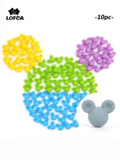 Mouse Chew Beads - Multi Color Silicone DIY Making Necklace Bracelet 10PCS/Lot