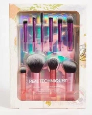 😄Real Techniques Travel Fantasy Mini Brush Kit 10 Makeup Brushes set RT-4285