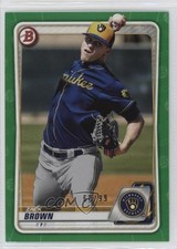 2020 Bowman Prospects Green 68/99 Zack Brown #BP-34 18kx