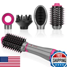 IG INGLAM 4-in-1 Blowout Brush Detachable Hair Dryer Styler Volumizer Negative I