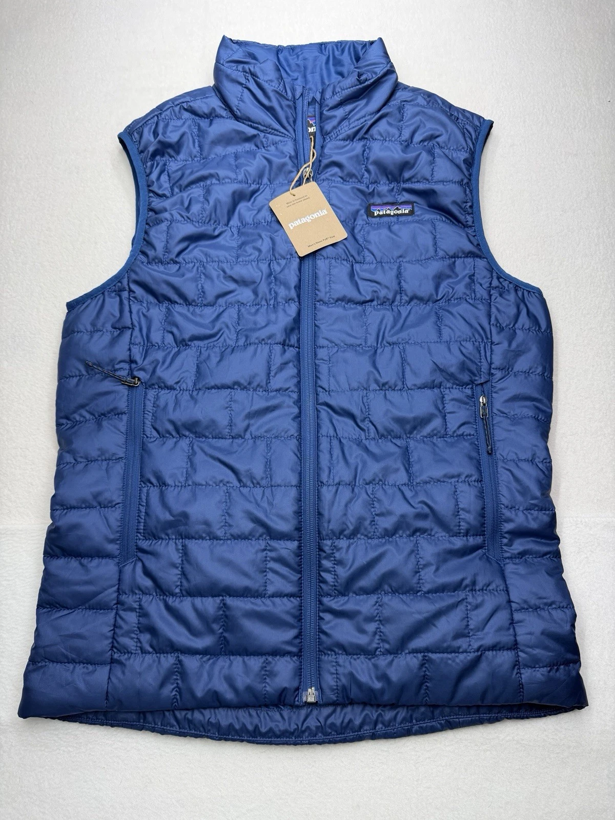 Patagonia Men's Nano Puff Vest Clement Blue Size Medium NWT ($199 Retail)