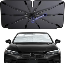 2025 Windshield Sun Shade Umbrella, Foldable Car Sunshade for Mid-Medium