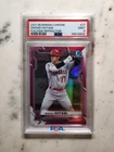 Shohei Ohtani 2021 Bowman Chrome 'Fuchsia Refractor' #27 **80/299** PSA 9 Mint