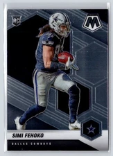 2021 Panini Mosaic #341 Simi Fehoko Rookie Dallas Cowboys
