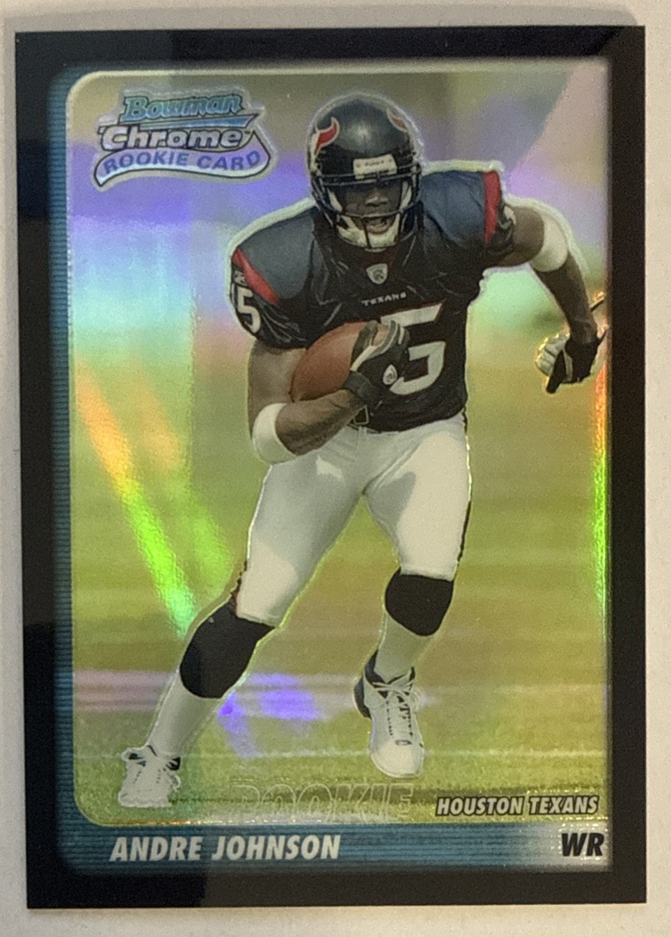 2003 Bowman Chrome REFRACTOR/500 / Andre Johnson ROOKIE /500 MINT!