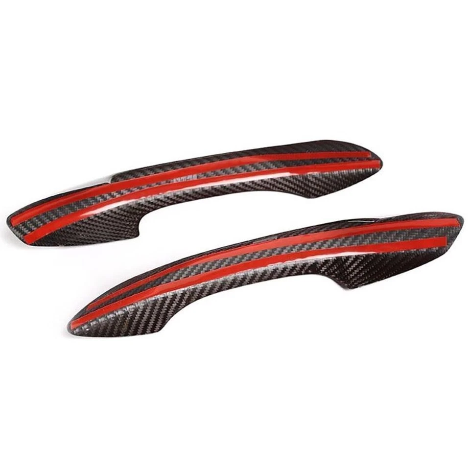 Fit For Porsche 718 Boxster for Cayman  2017-2020 Door Handle Bar Cover 2pcs - Imagem 4 de 4