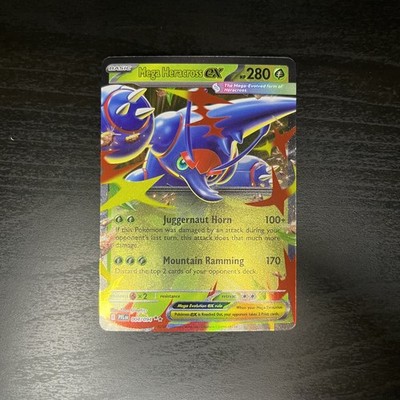 Mega Heracross ex Double Rare 004/094 ME02: Phantasmal Flames (PFL) NM