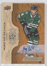 2018-19 Upper Deck Engrained Rookies Auto Miro Heiskanen #85 Auto 4p5