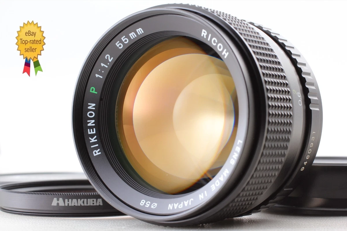 【極美品】動作◎ リコー RIKENON P 55mm F1.2 大口径 480 Ricoh 55mm Focal Camera Lenses for sale - eBay