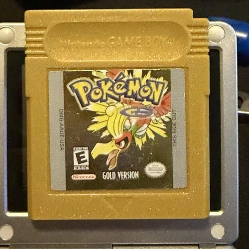 Pokémon Gold Version Nintendo Game Boy Color, 2000, Cartridge