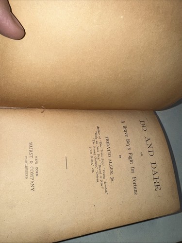 HORATIO ALGER, JR. LOT OF 3 HURST & CO. Early 1900s Hardcover - Picture 6 of 12