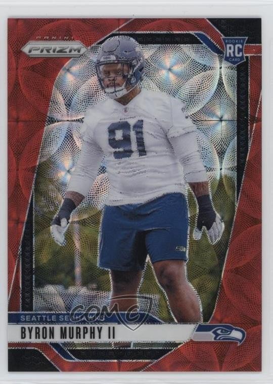 2024 Panini Prizm Rookies Choice Red 2/20 Byron Murphy II #317 Rookie RC 4w8