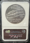 2003-P 90% Silver U.S. Mint First Flight Commemorative Dollar NGC MS69 — photo 2