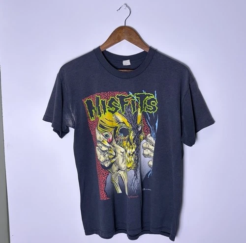 90s Misfits Pushead Evil Eye Brockum Single Stitch 1990s vintage concert t-shirt, vintage, single stitch, B+ condition