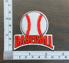 Baseball Embroidered Iron On Patch