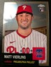 2022 Topps Chrome Platinum Anniversary Matt Vierling Rookie #204 Phillies