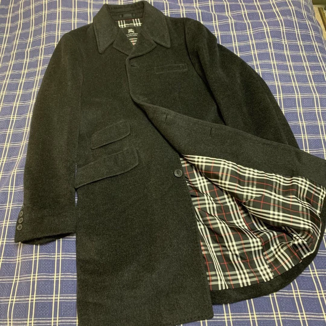 Cappotto Chester Angola 100 BURBERRY BLACK LABEL Uomo #ED ZHA