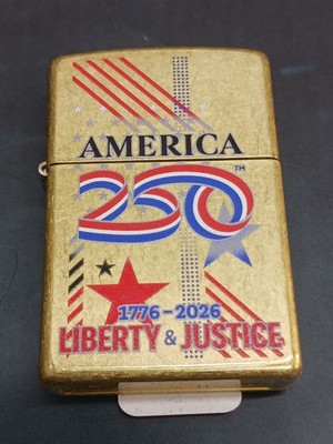 Zippo America 250th Anniversary 1776-2026 Color Image Street Brass 47287