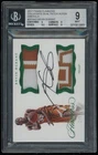 Kevin Durant 2017 Flawless Collegiate Dual Patch Autograph Emerald /5 BGS 9 KD