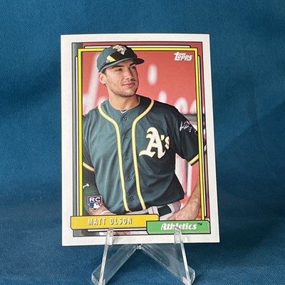 2017 Topps Archives Matt Olson Rookie Oakland Athletics #242