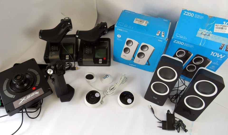 Bastlerware Logitech & Saitek – Misch-Kiste Defekt/ungeprüft – Ersatzteile #AW13 - Bild 4 von 4