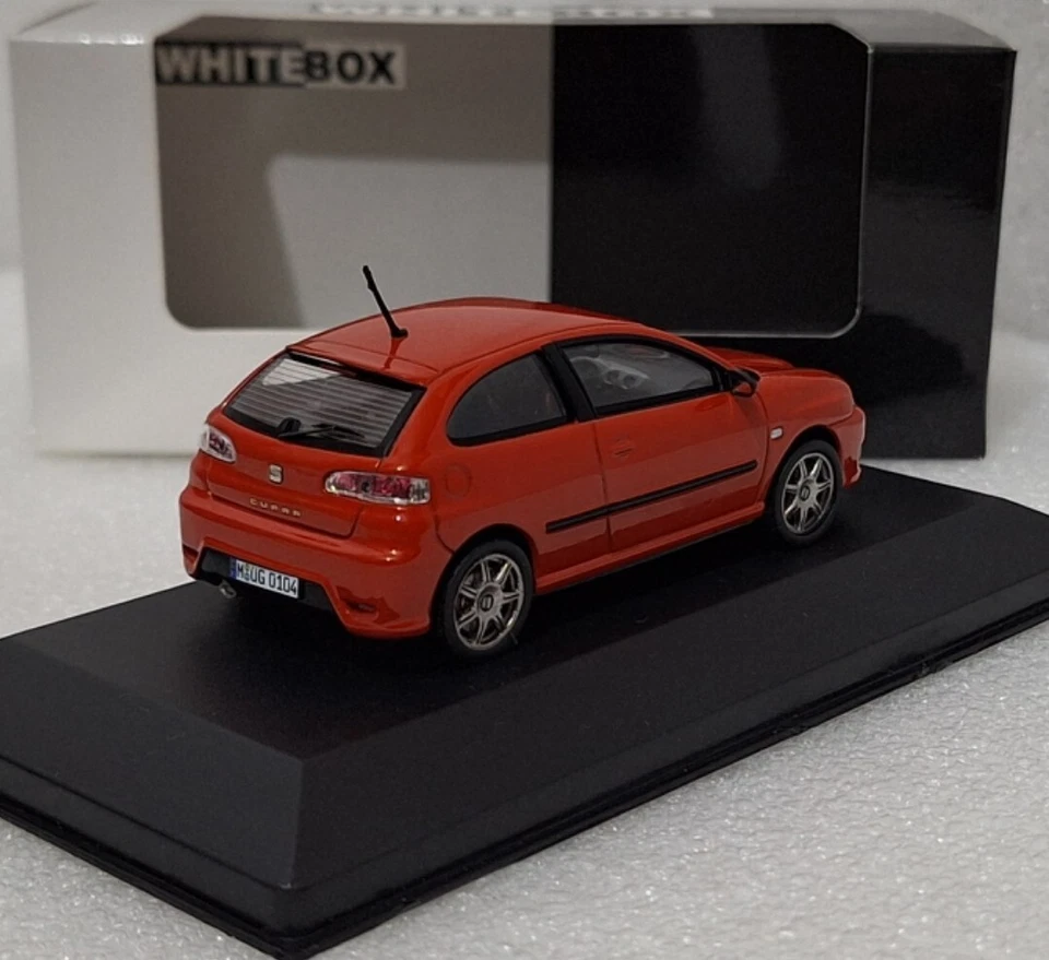 (5) Seat Ibiza Cupra TDI 2006 Red 1:43 Whitebox WB218-213278 EXTREMELY RARE!! - Image 2 of 4