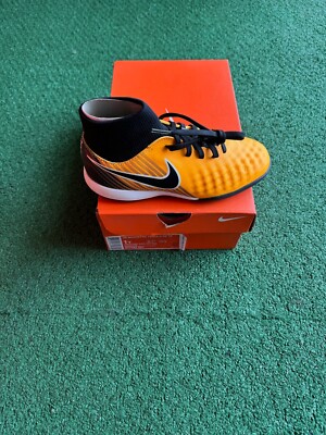 Nike Jr MagistaX Onda II DF TF Kids' Soccer Shoe - Orange | eBay