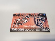 JS15 Medicine Hat Tigers 2000/01 Minor Hockey Pocket Schedule -Husky/Mohawk/CAA