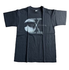 Vintage X-Files NEW Never Worn Black Shirt Gray X-Files Eye Logo 1995 Size Large