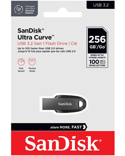SanDisk Ultra Curve 32GB 64GB 128GB 256GB flash Chiavette USB 3.2 Memoria IT - Bild 11 von 14
