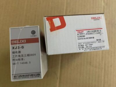1pcs New  DELIXI XJ3-G AC 380V  phase protector