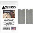 Tractiongrips gray mineral grit grip tape for full size 1911 grips front strap