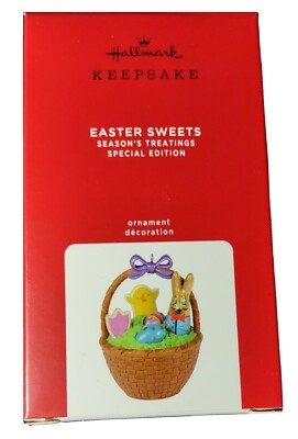 Hallmark 2020 Season's Treatings Special Edition Ornament EASTER SWEETS