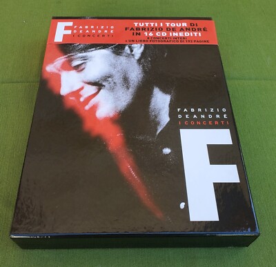   - FABRIZIO DE ANDRÉ - I CONCERTI - BUCHBOX 16 CD - 2012 -  