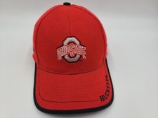 Vintage Ohio State University Buckeyes 1999 Final Four Logo Athletic Hat Cap Red