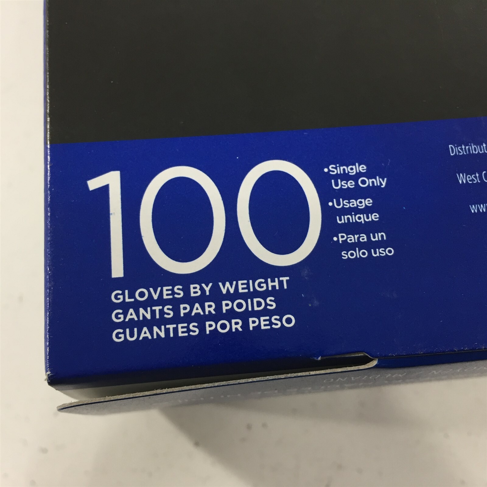 Westchester 2920 Nitrile Disposable Gloves Black M 5 Mil Box of 100