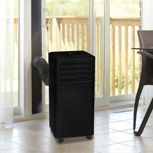 5,000 BTU Portable Air Conditioner Cools 150 Sq. Ft. in Black - Picture 4 of 8