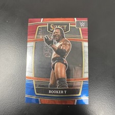 2022 #93 Booker T Panini Select WWE Legend Concourse Level Red & Blue