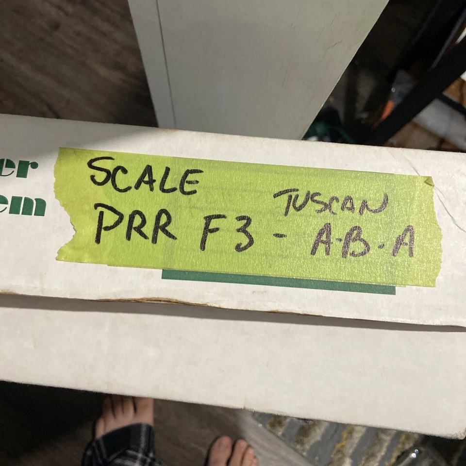 Rail Car Carrier & Storage System Empty Cardboard Box 27"x16"x3" Tuscan PRR F3 - Image 2 of 4