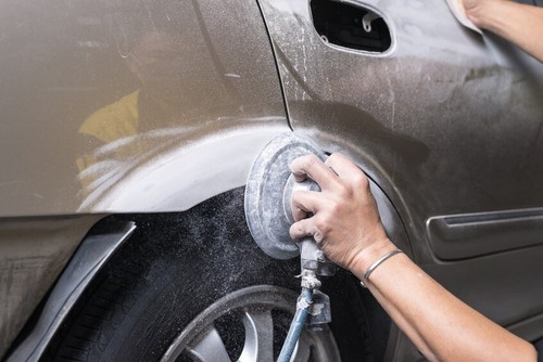 Discos de lijado 3M 6 pulgadas gancho y bucle caja de 50 papel de lija 320 grano carrocería de automóvil - Imagen 3 de 6