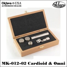 Oktava MK-012-02 Cardioid & Omni Capsule - Silver - New - Wood Jewelers Box