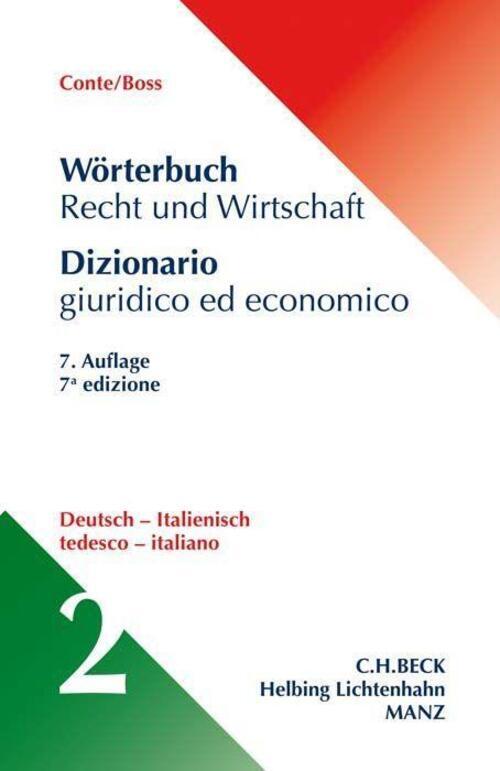 Thumbnail - Giuseppe Conte (u. A.) | Wörterbuch Recht & Wirtschaft Teil Ii:...