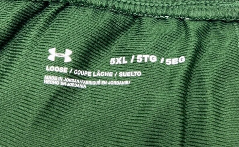 Pantalones de calentamiento híbridos Under Armour ColdGear verdes Colorado State Univ para mujer M Foto 2 de 4
