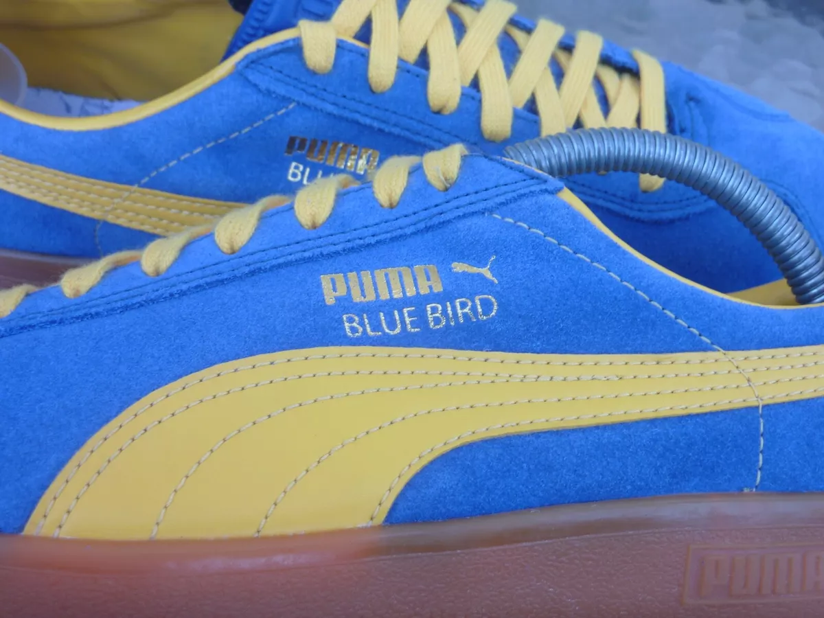 2011 PUMA Bluebird UK7.5 Blue Suede Retro Vintage Rare Trainers Sneakers | eBay