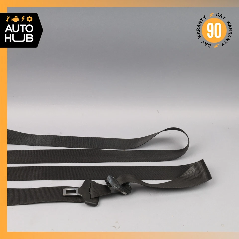 Cinturón de seguridad izquierdo 99-04 Mercedes R170 SLK230 SLK32 AMG negro OEM Foto 2 de 4