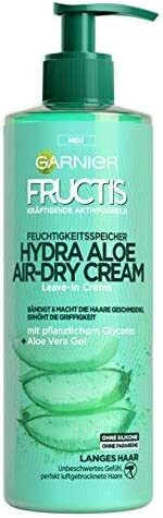 Garnier Fructis Hydra Aloe Air-Dry Cream, Leave-in Crema idratante 400 ml